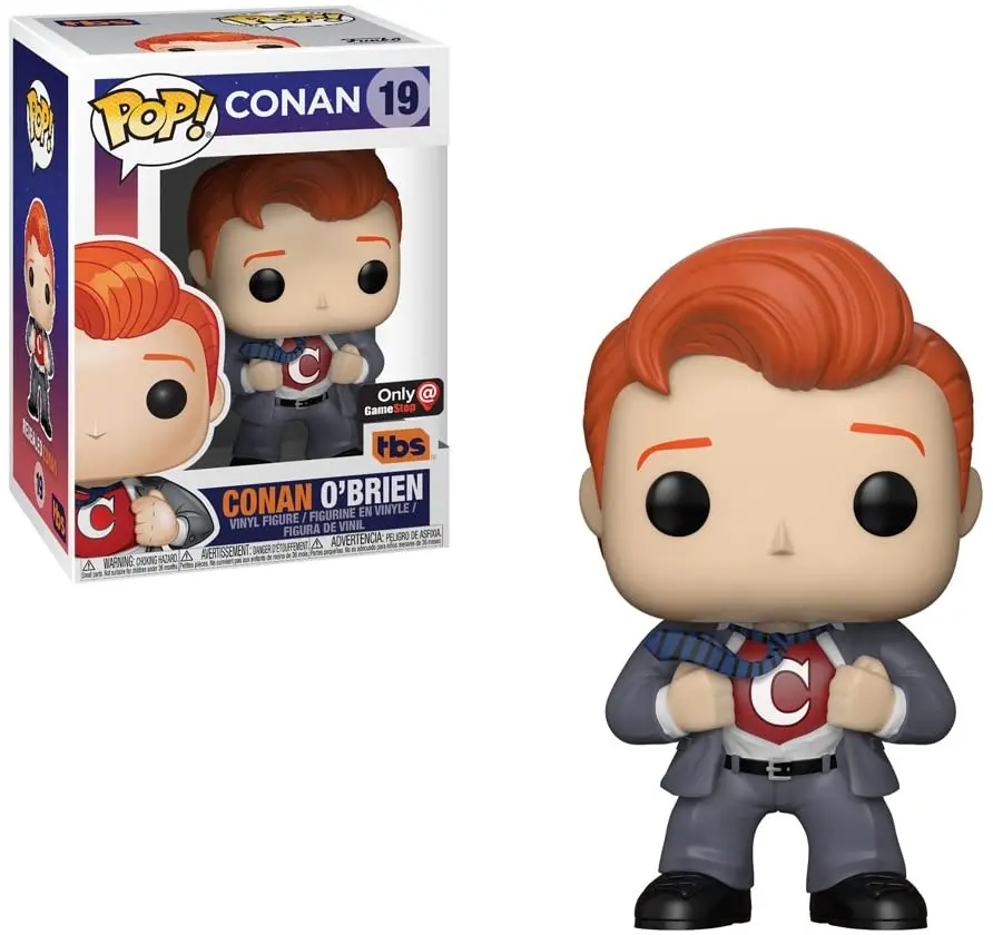 Funko Pop! Conan #19 - Conan O'brien - Revealed Conan Vinyl Figure Exclusive (33823) Low Stock 1
