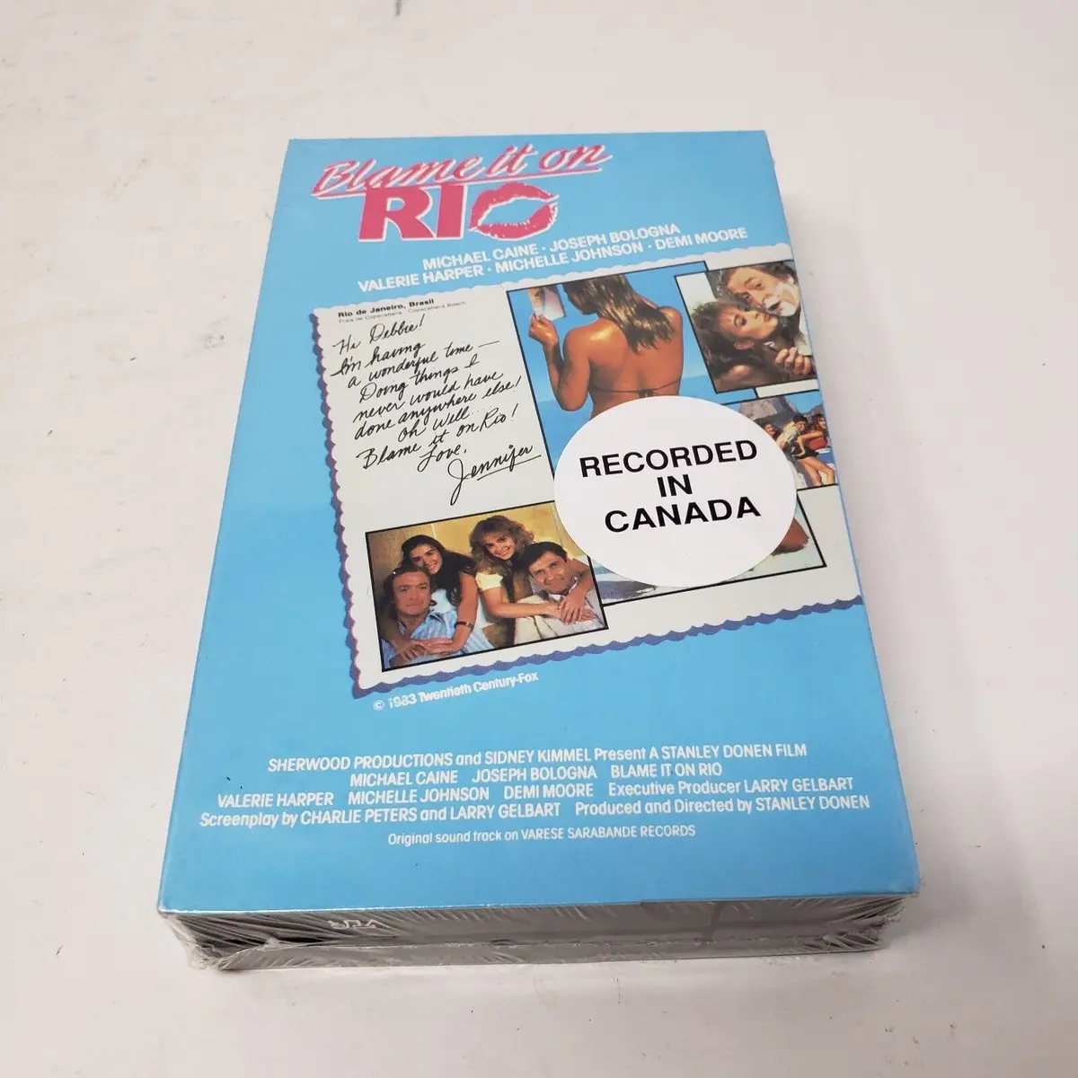 Blame It On Rio 1983 Betamax Beta Tape Factory Sealed Not Vhs Watermarks Canada 1