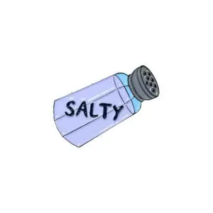 Salty - Enamel Pin 1