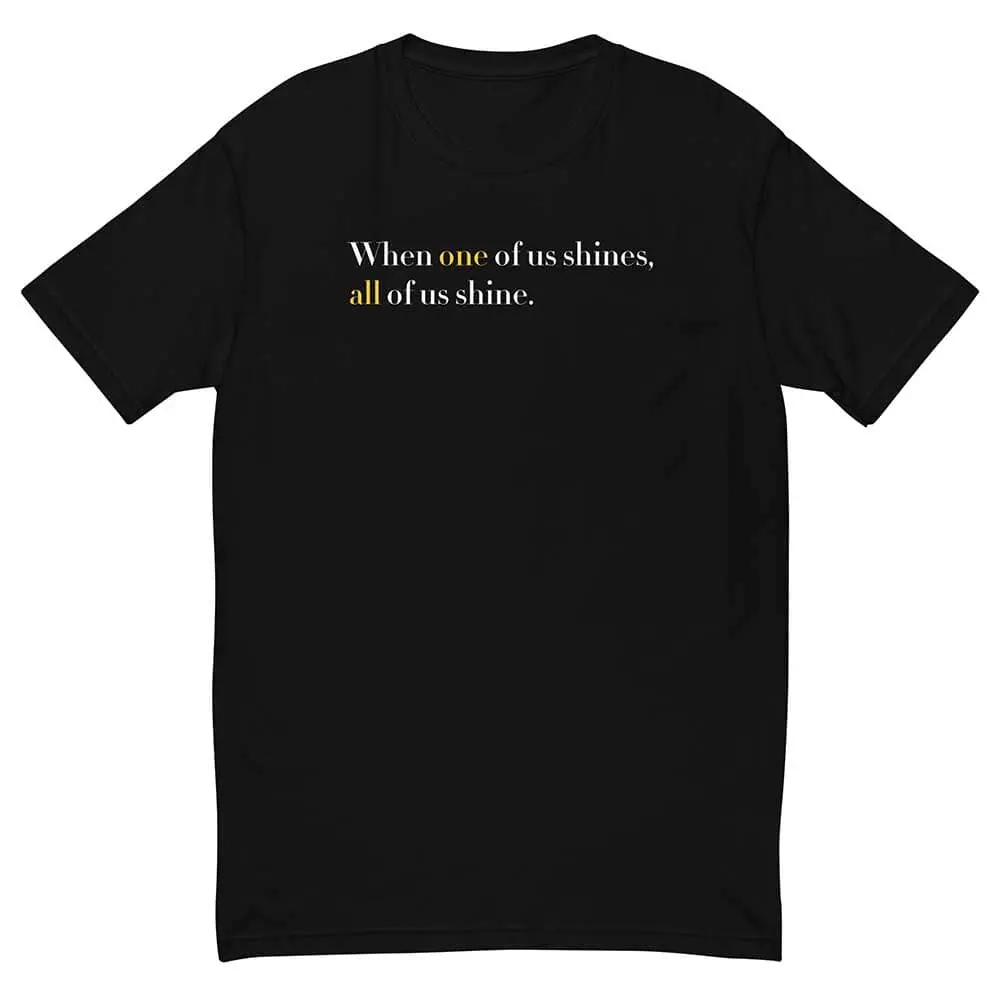 "When One Of Us Shines" Schitt's Creek T-Shirt 1