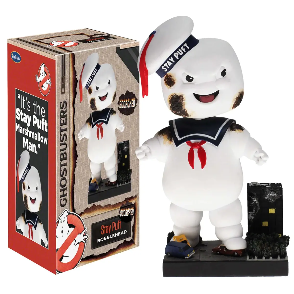 Royal Bobbles - Ghostbusters Classic - Stay Puft Scorched Bobble Head (01298) Last One! 1