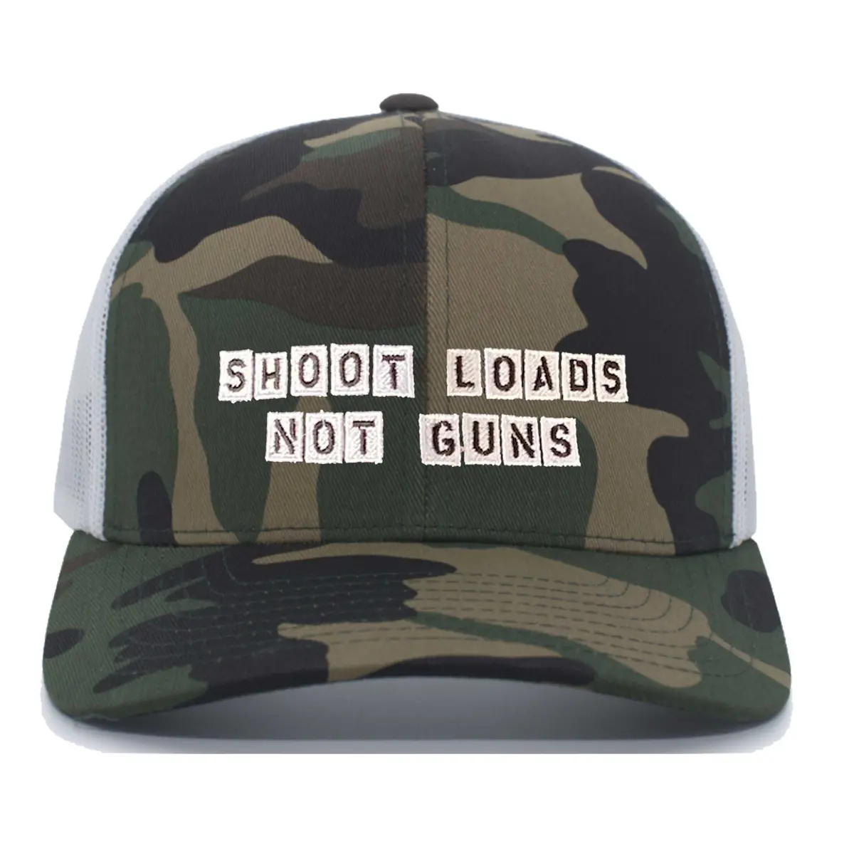 Shoot Loads Not Guns Camo Snapback - Gays Against Guns 2