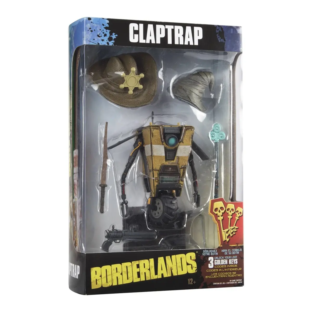 Mcfarlane - Borderlands (Game) Claptrap (Cl4p-Tp General Purpose Robot) Deluxe Action Figure (13042) Last One! 1