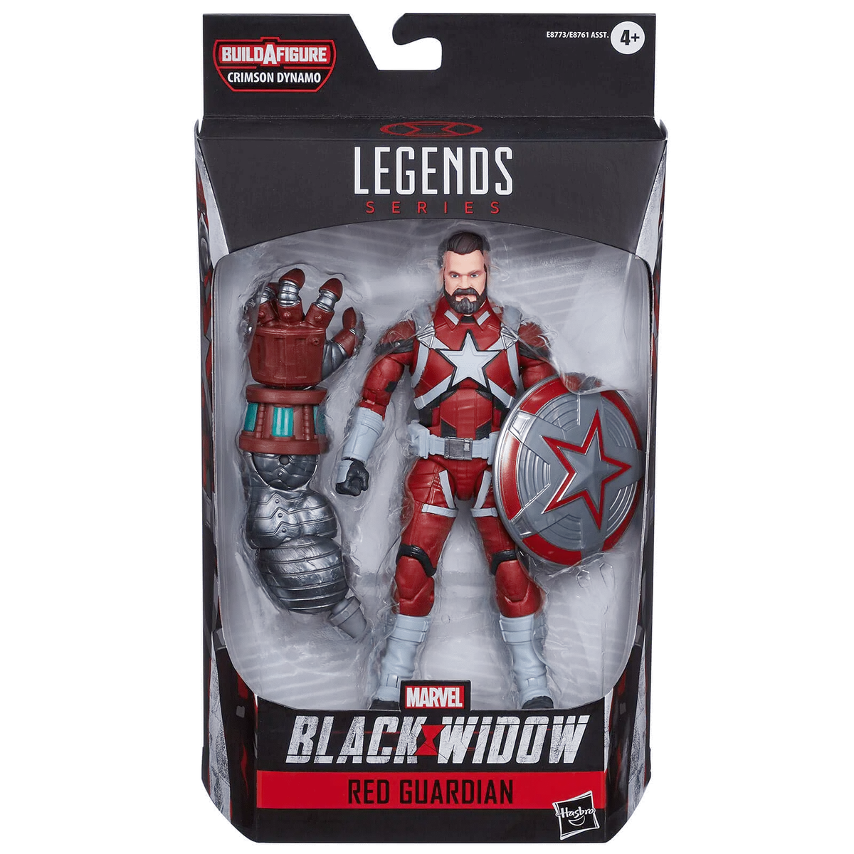 Marvel Legends - Crimson Dynamo Baf - Black Widow - Red Guardian Action Figure (E8773) Low Stock 1