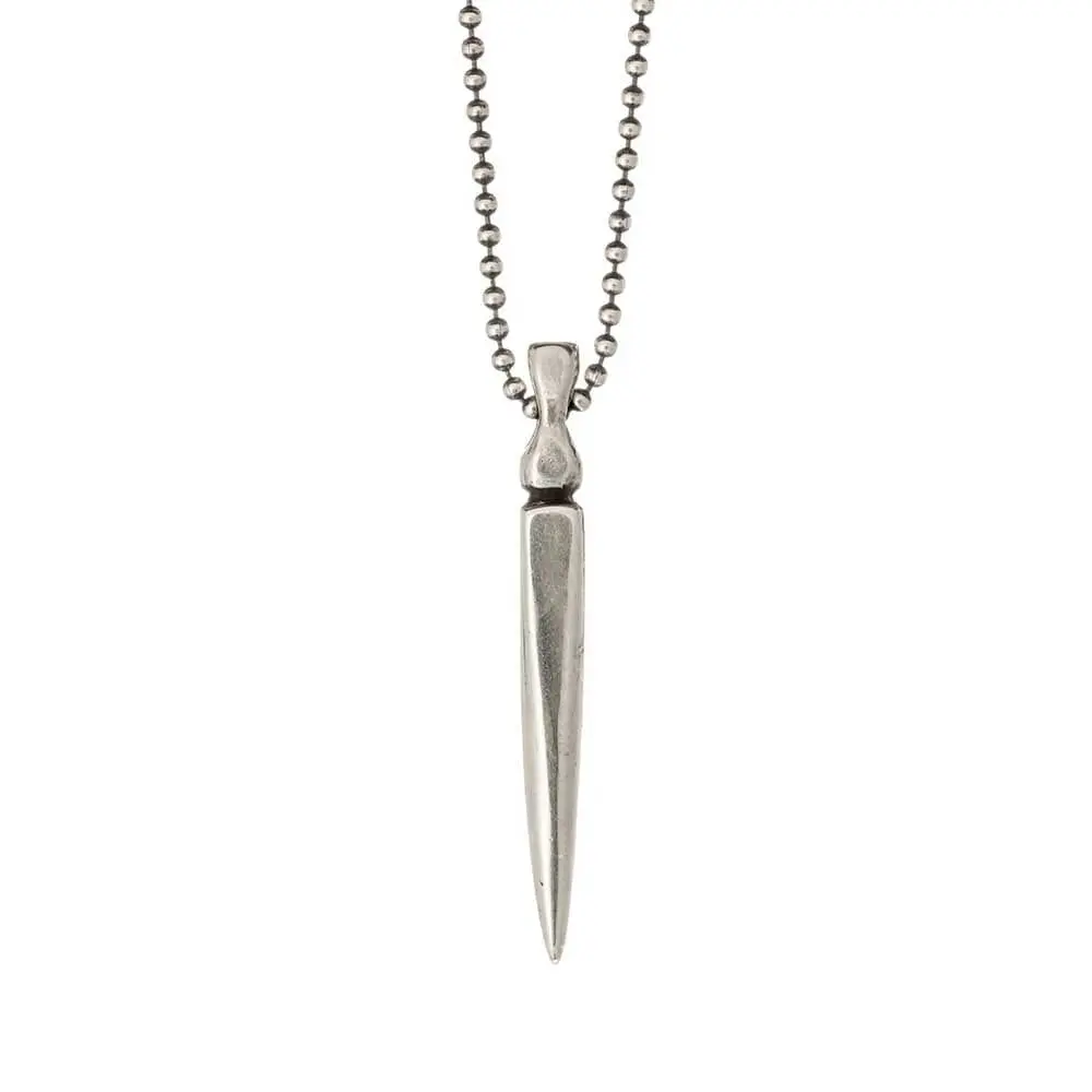 Gladius Sword Necklace In Silver 1