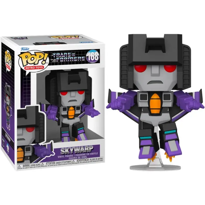 Funko Pop! - Retro Toys #168 - Transformers - G1 Skywarp Vinyl Figure (90719) 1