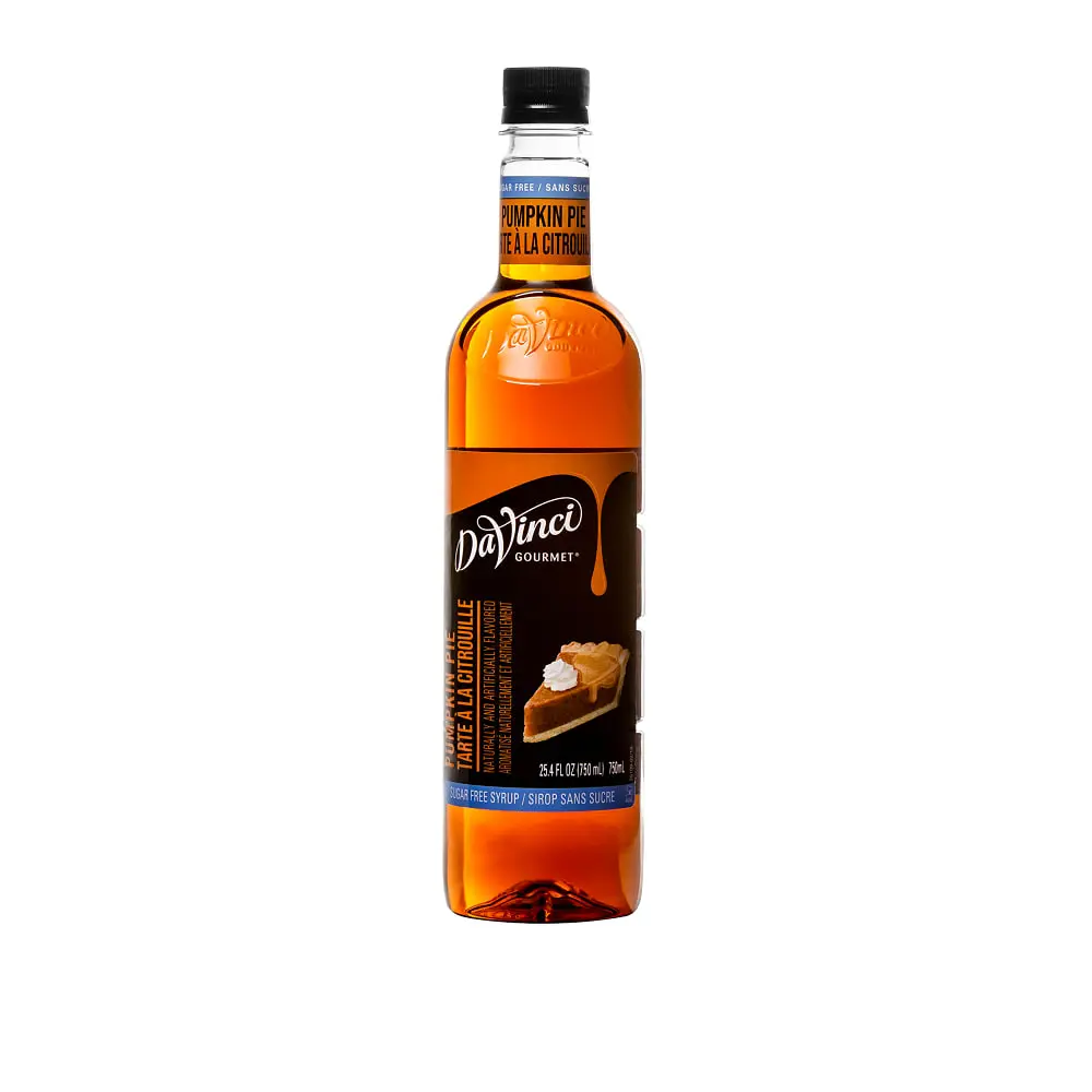 Sugar-Free Pumpkin Pie Syrup - 4 X 750 Ml Plastic 1