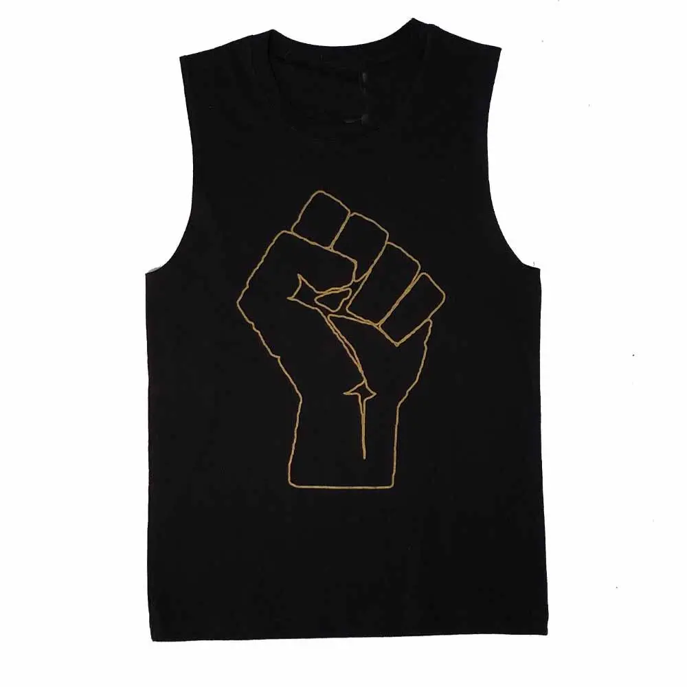 Solidarity Fist Sleeveless T-Shirt - Aclu 1