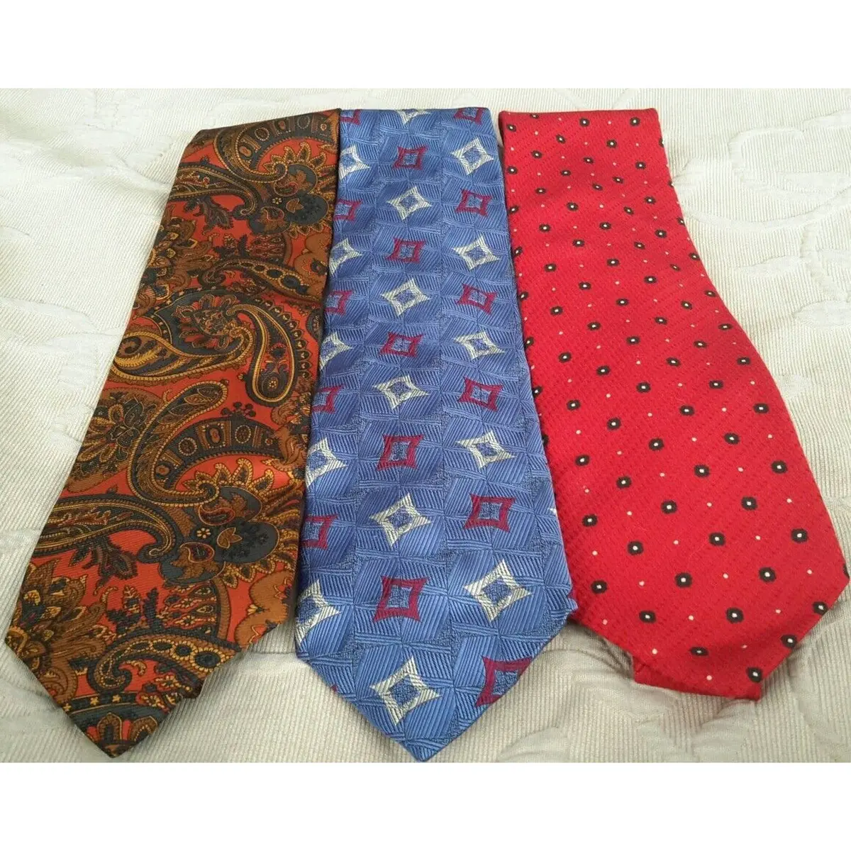 Robert Talbott Mark Berman & Sons Hand Sewn Silk Neckties 4" X 58" Usa Lot 3 1
