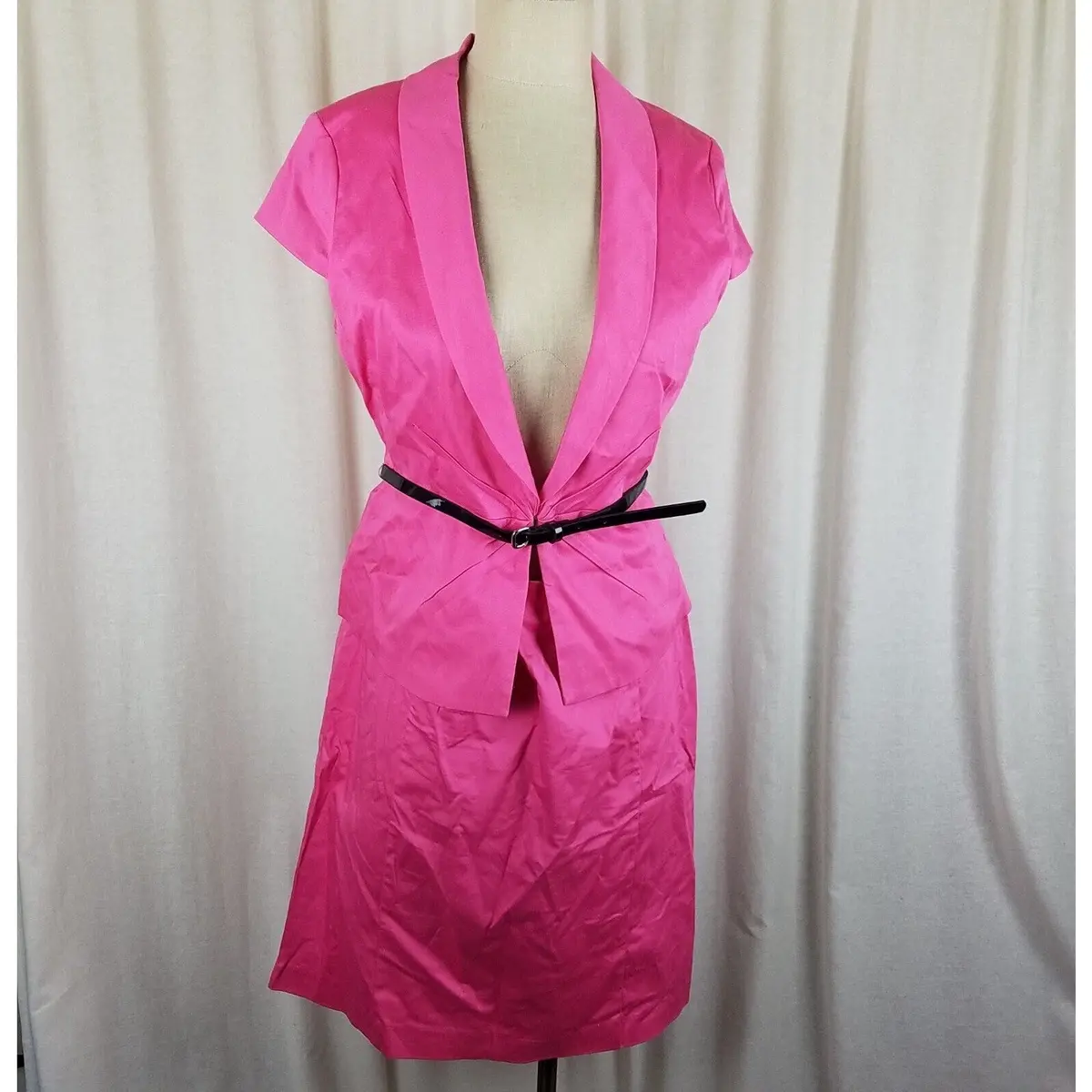 New York & Co Ny&C Skirt Suit 2 Piece Outfit Set Blazer Jacket Womens 12 1