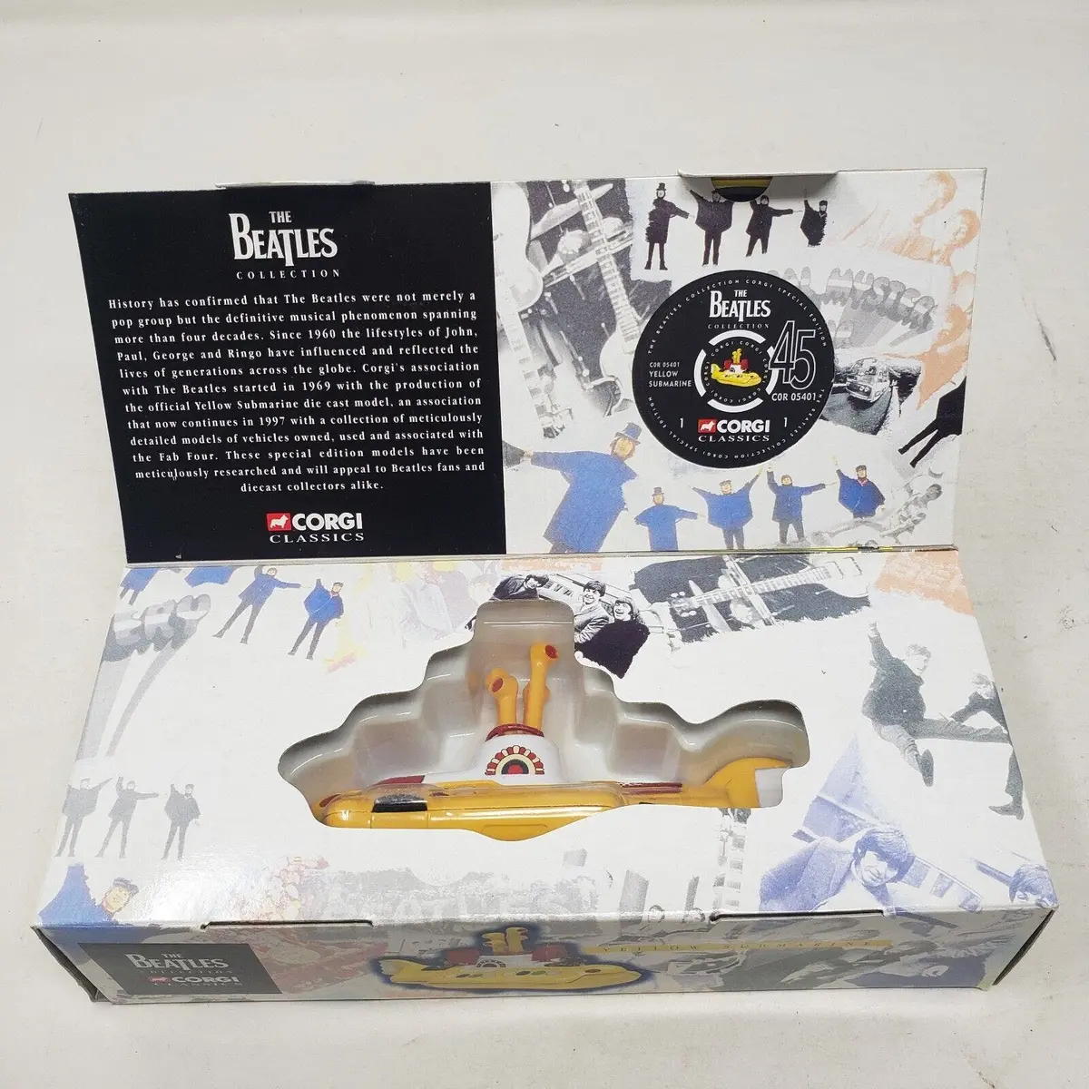 The Beatles Collection Yellow Submarine Corgi Classics Diecast Model Figure 1997 1