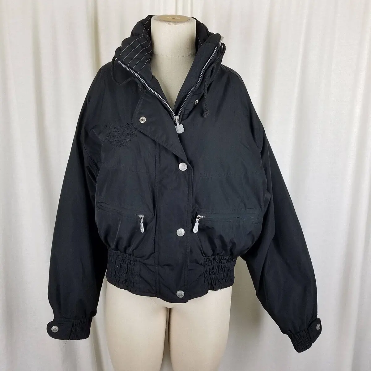 Vintage Kaelin Ski Winter Parka Jacket Womens 10 Retro 80S 90S Embroidered 1
