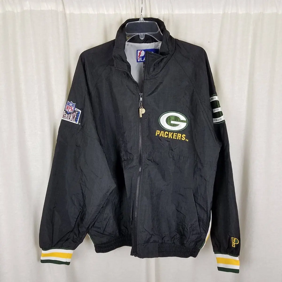 Vintage Pro Player Green Bay Packers Windbreaker Track Suit Jacket Pants Mens L 2