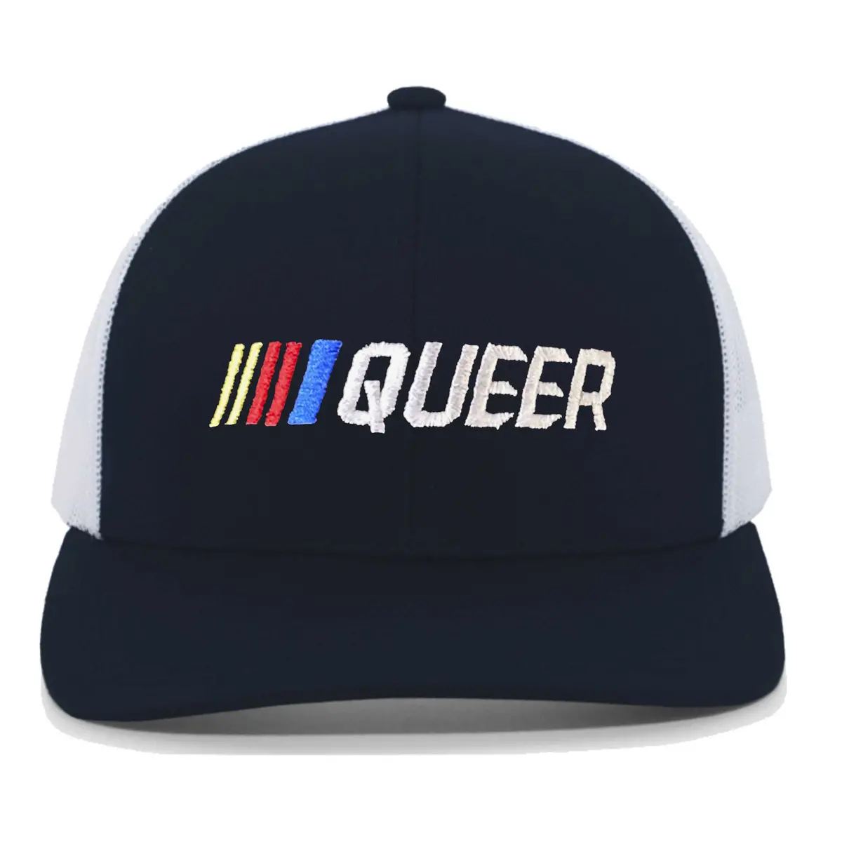 Stripe Queer Mesh Snapback - Trevor Project 1