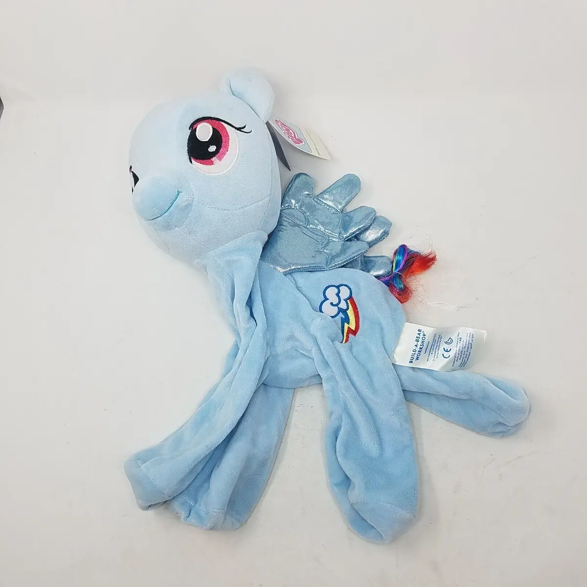 Nwt Build A Bear Mlp My Little Pony Unstuffed Rainbow Dash Plush Horse Pegasus 1