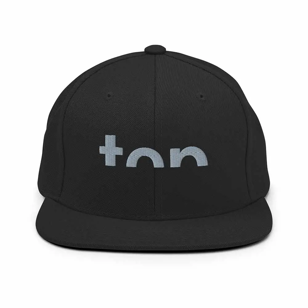 Top 6 Panel Flatbill Snapback Hat 5