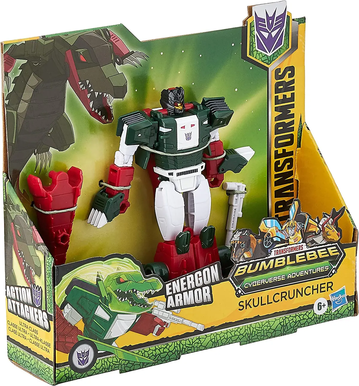 Transformers Bumblebee Cyberverse Adventures - Ultra Class Skullcruncher Action Figure (E7111) Low Stock 1