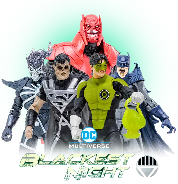 Mcfarlane Toys Dc Multiverse (Build-A Wave 8) - Blackest Night Atrocitus Bundle 4-Pack Action Figures Low Stock 1