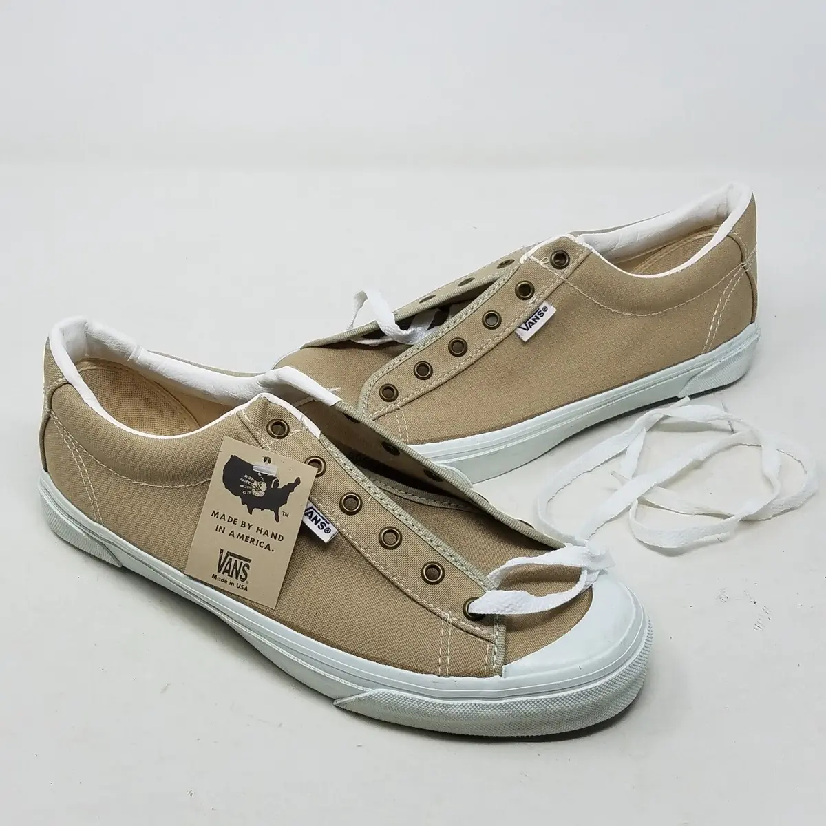 Vintage Vans Handmade Sneakers Shoes Mens 11 Canvas 90S Skateboarding 005067 1 1