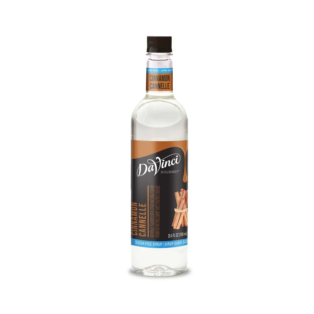 Sugar-Free Cinnamon Syrup - 4 X 750 Ml Plastic 1