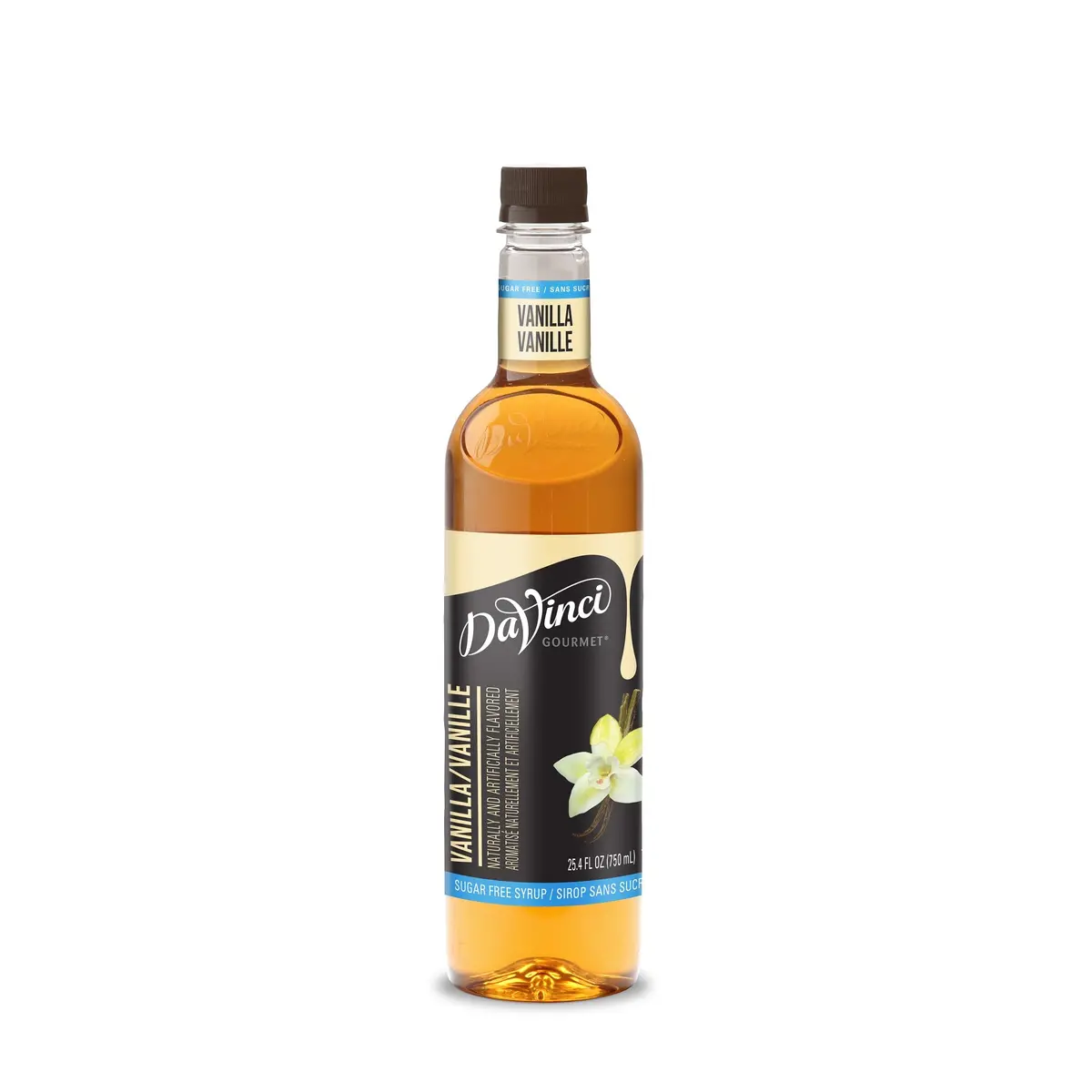 Sugar-Free Vanilla Syrup - 12 X 750 Ml Plastic 1