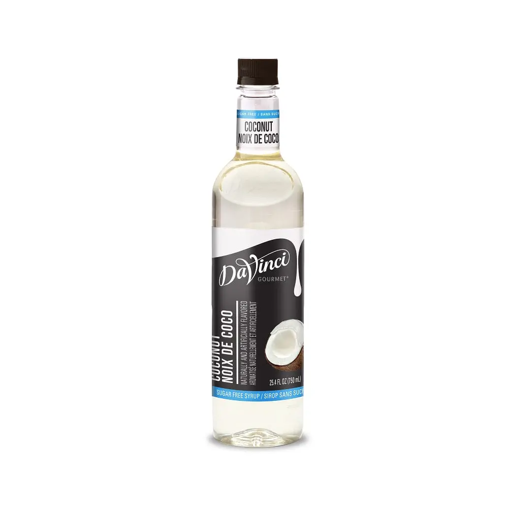 Sugar-Free Coconut Syrup - 4 X 750 Ml Plastic 1