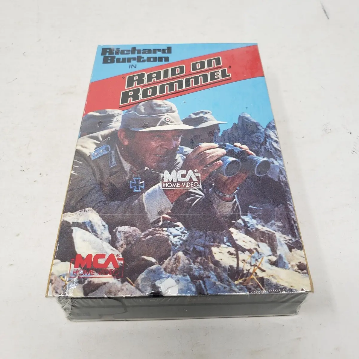 Raid On Rommel 1986 Betamax Beta Tape 1St Print Factory Sealed Front Watermarks 1