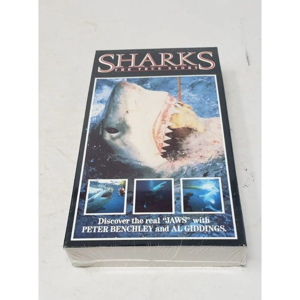 Sharks The True Story Of Jaws Beta 1988 Factory Sealed No Barcode Betamax Canada 1