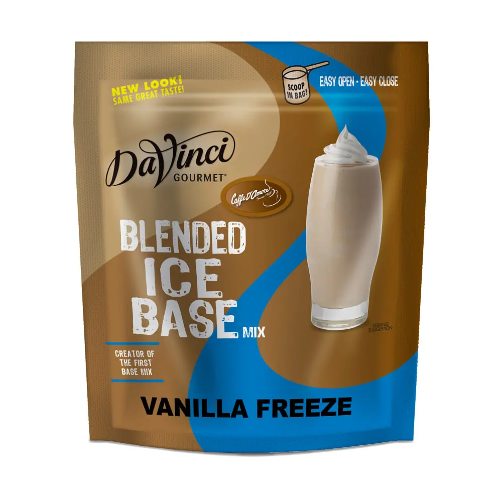 Vanilla Freeze Ice Blended Base Mix - 5 X 3 Lb Bag 1