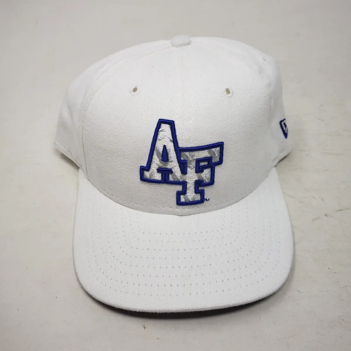 Vintage Af Air Force Academy Baseball Hat Cap Mens Os Snapback Camo Lettering 1