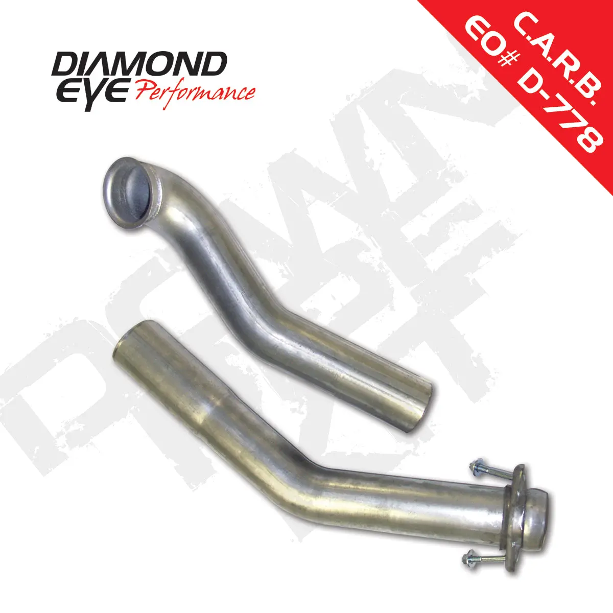 Diamond Eye 3" Down Pipe - Aluminized Or Stainless - 1994-1997 Ford F-Series 1