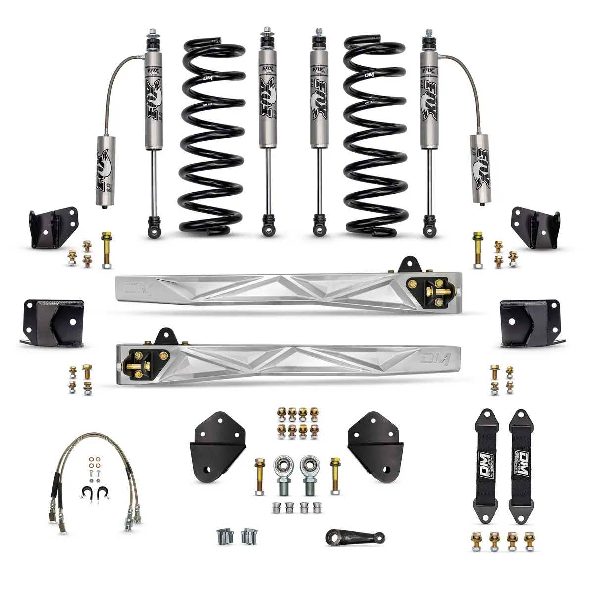 Desolate Motorsports Front 2" Lift Kit (Bolt-On) - 1980-1996 Ford F150/Bronco 1