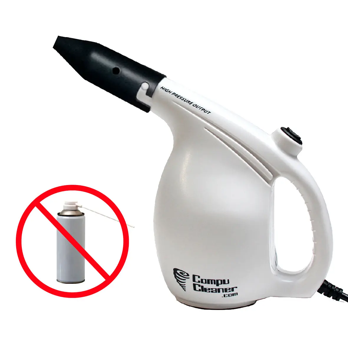 Easygo Compucleaner 2.0 –Durable Abs Plastic Electric High Pressure Air Duster – Computer Cleaner Blower - Keyboard Clea 1