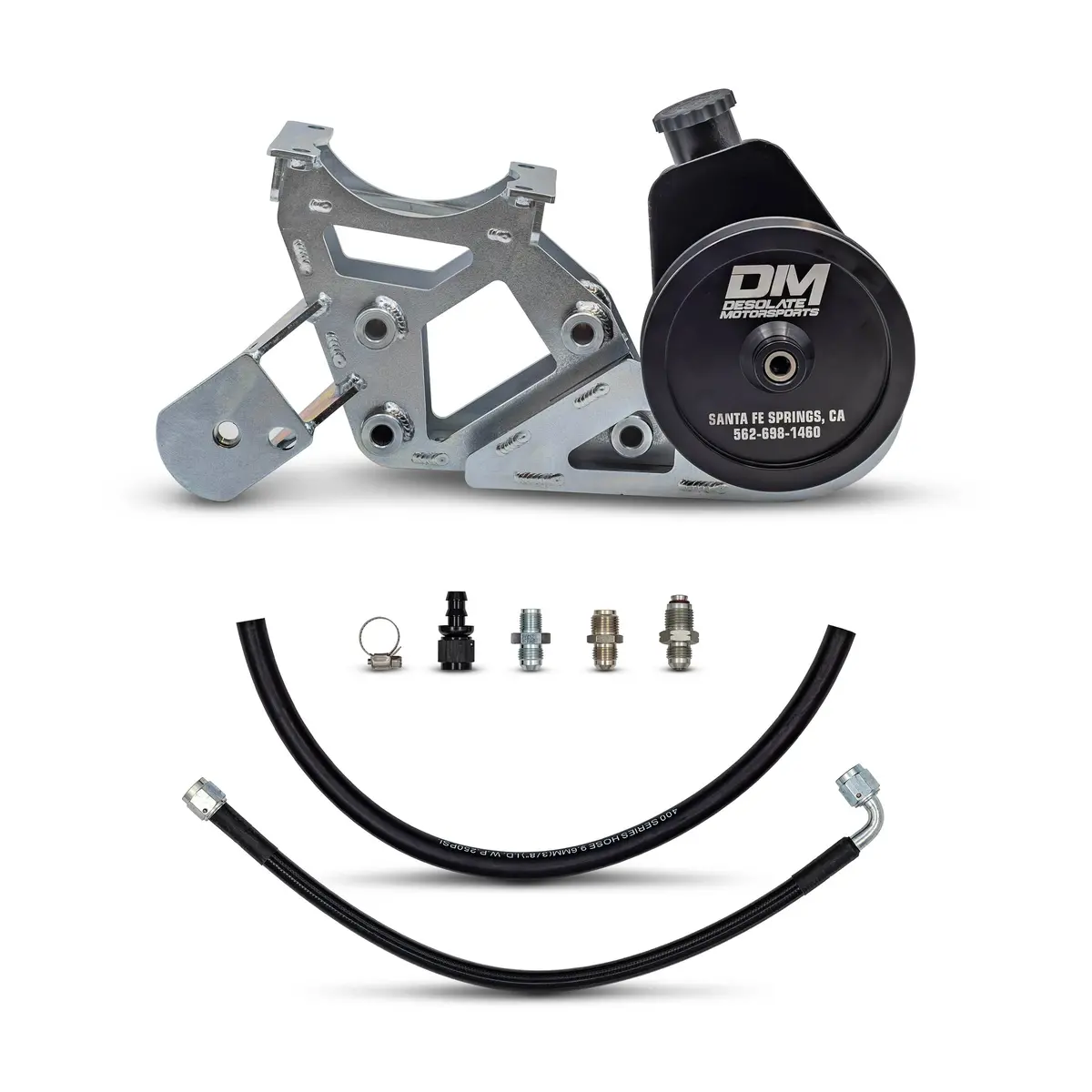 Desolate Motorsports Saginaw Power Steering Conversion Kit (7.5L 460 V8 | 1989–1996 F250/F350) 1