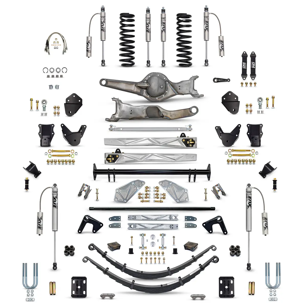 Desolate Motorsports Complete 4" Mid Travel Lift Kit - 1980-1996 Ford F150/Bronco 1