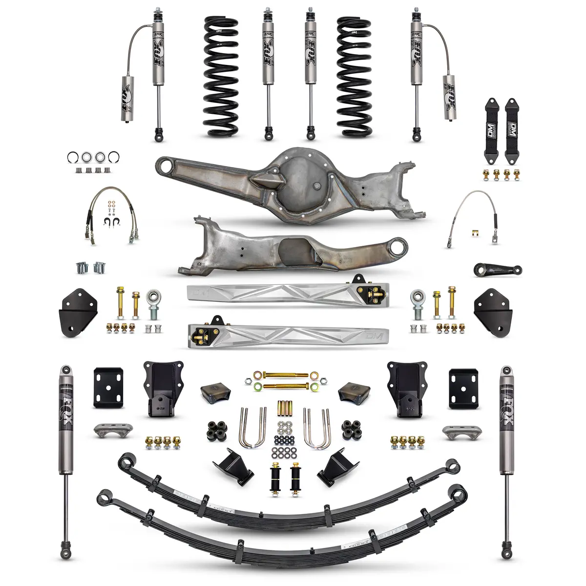 Desolate Motorsports Complete Mid Travel 4" Lift - 1980-1996 Ford F150/Bronco 1