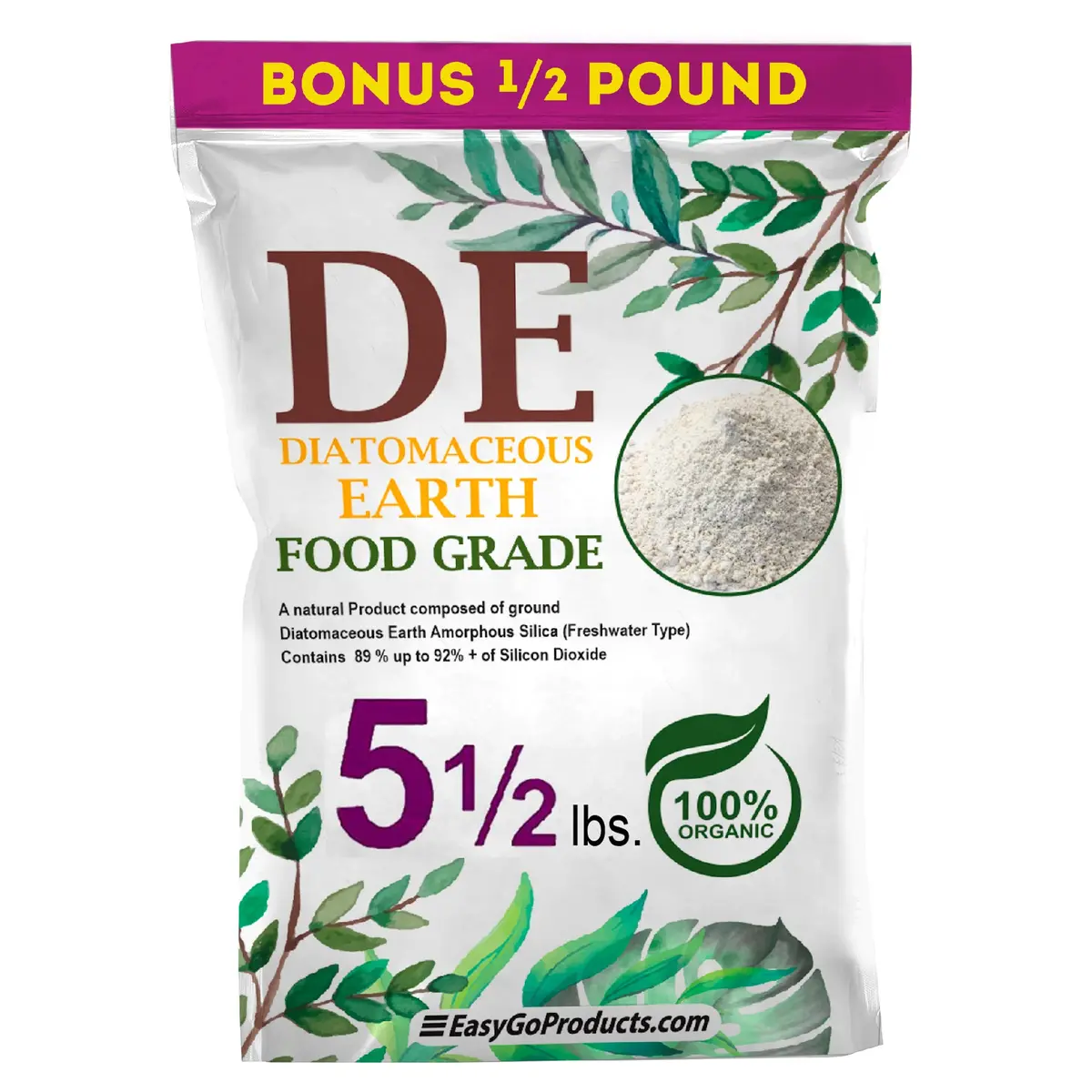 Diatomaceous Earth - De Fresh Water - 5.5 Pounds 1