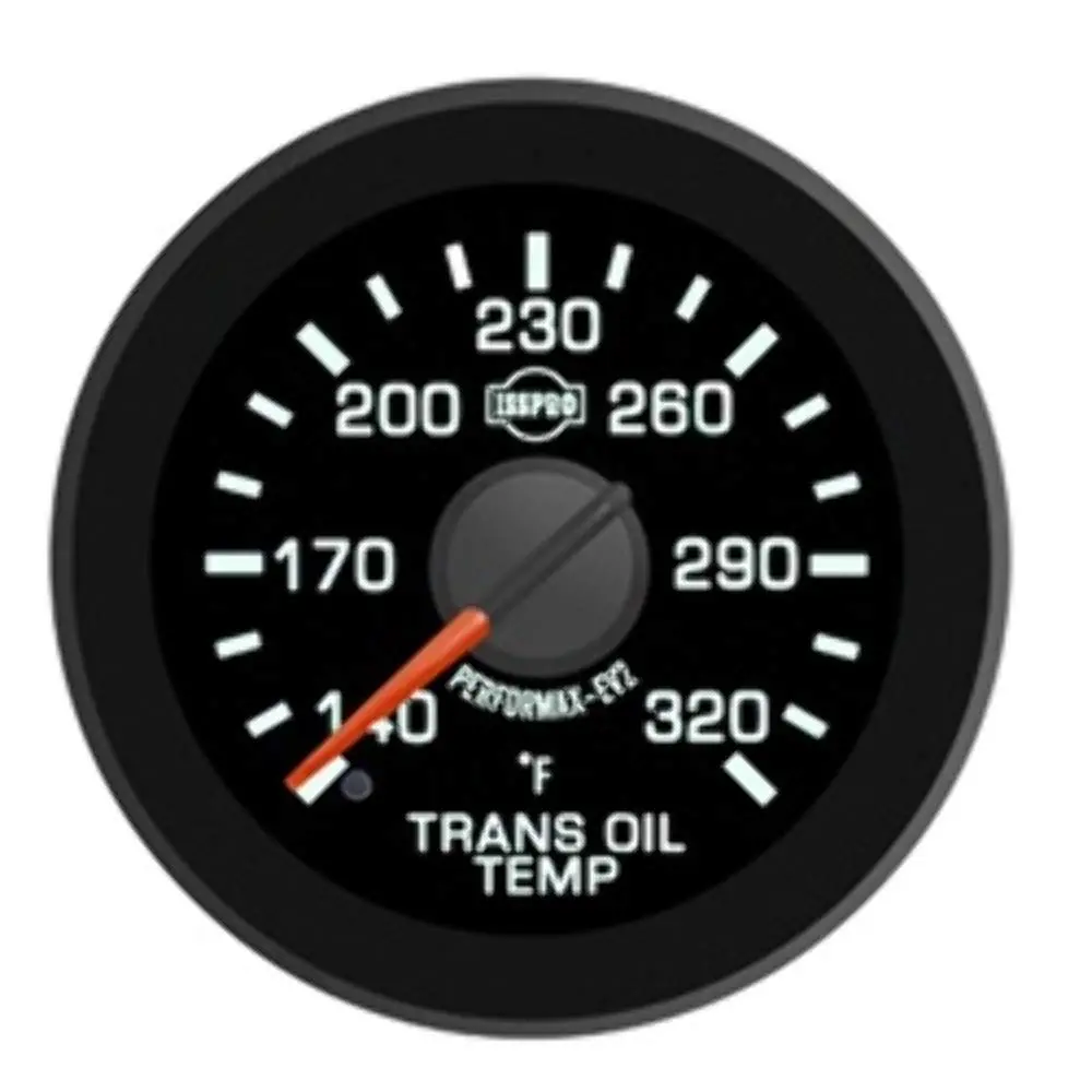 Isspro Ev2 2 1/16" 100-280F Transmission Oil Temperature Gauge With Built-In Warning Light 1