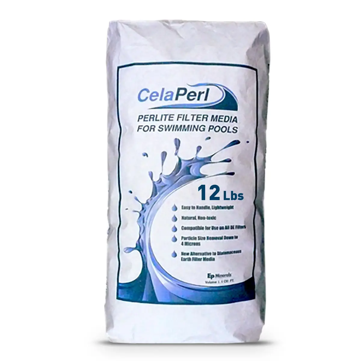 Celaperl Perlite Pool Filter Aid – Diatomaceous Earth Alternative - Swimming Pool & Spa Filtration – 12 Pounds = 24 Pounds De 1
