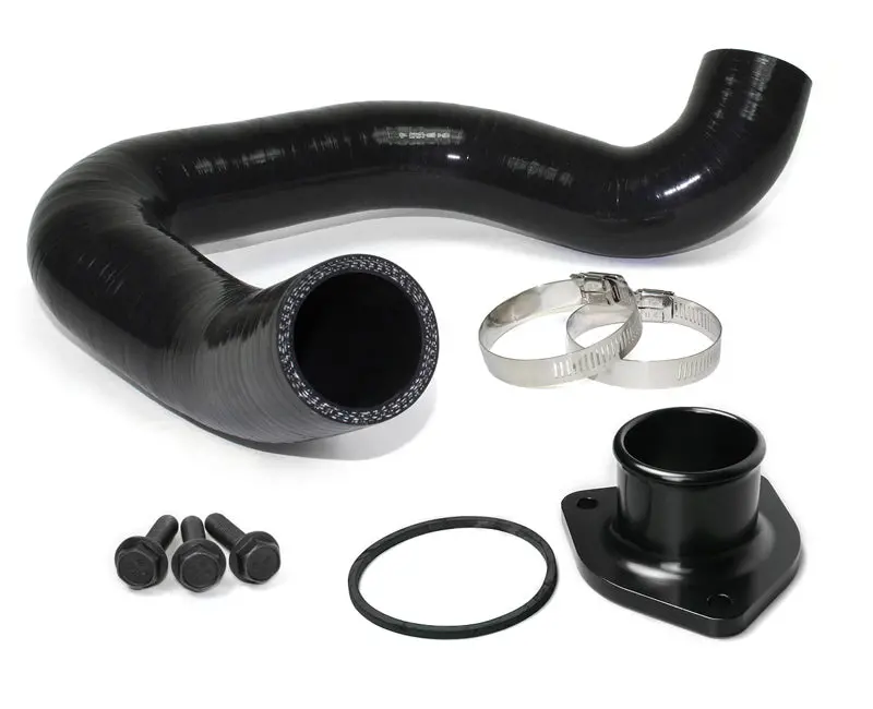 Dieselsite 7.3L Upper Radiator Hose With Billet Housing - 1995-1997 Ford F-Series 1