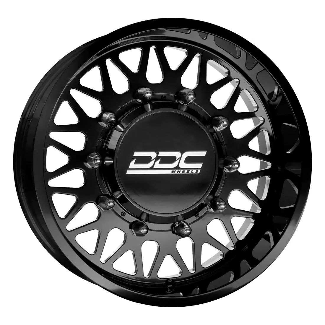 (1987 - 1997) Ddc Wheels Black/Milled The Mesh - 22" 1