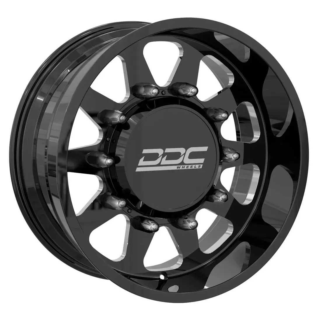 (1987 - 1997) Ddc Wheels Black/Milled The Ten - 22" 1