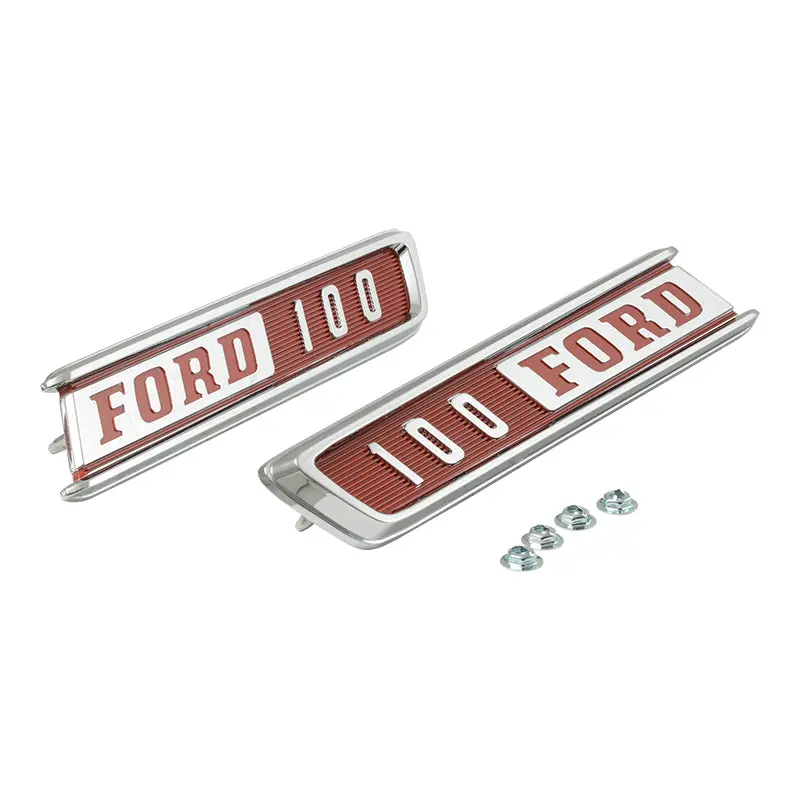 Hood Side Emblems - 1967 Ford F-Series 1