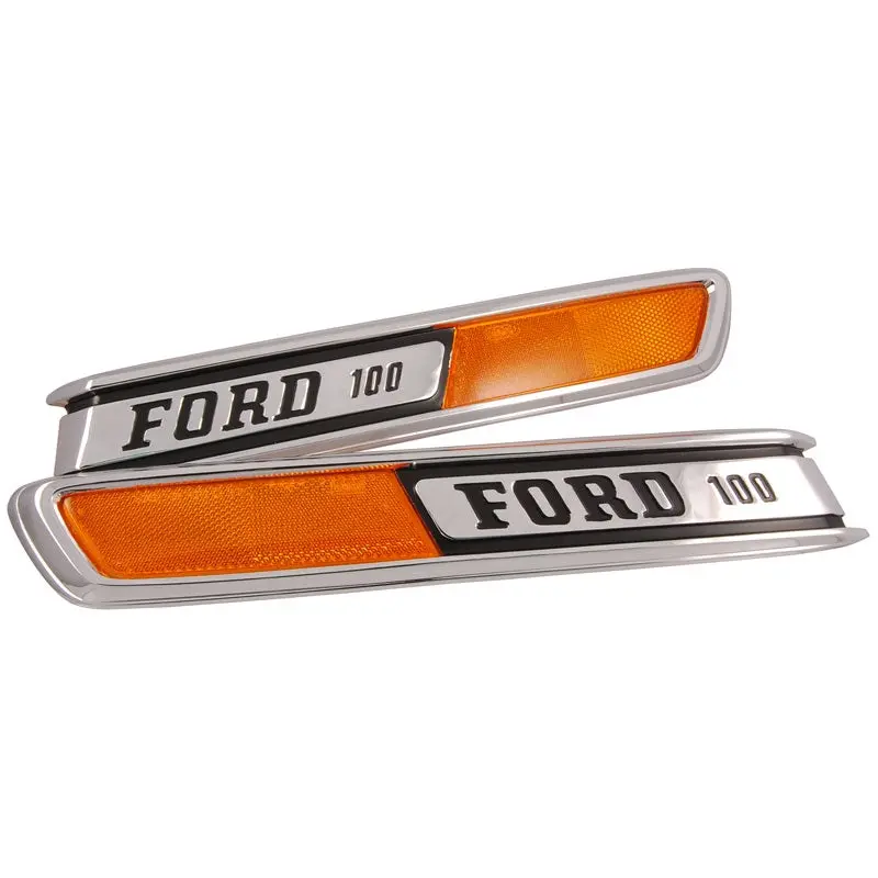 Hood Side Emblems - 1968-1972 Ford F-Series 1