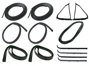 Precision Weatherstrip Kit W/O Chrome Trim (1987-1991) 1