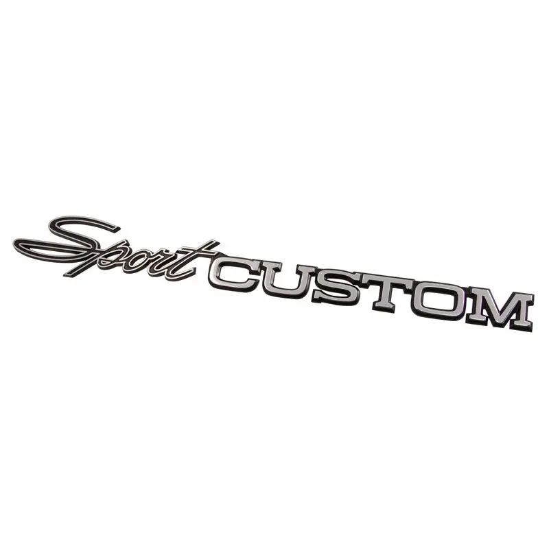 Sport Custom Bed Side Panel Name Plate - 1970-1972 Ford F-Series 1