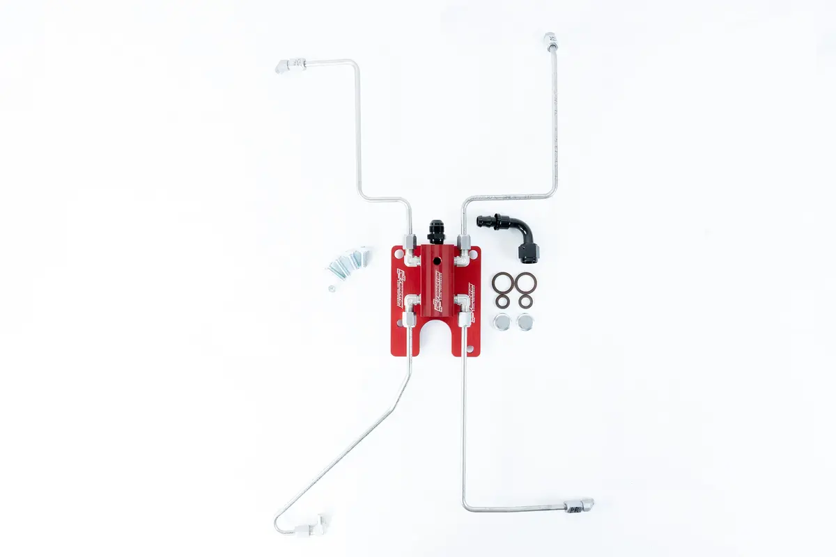 Cnc Fabrication Valley Mount Fuel Line Kit - 1994-2003 Ford F-Series 1