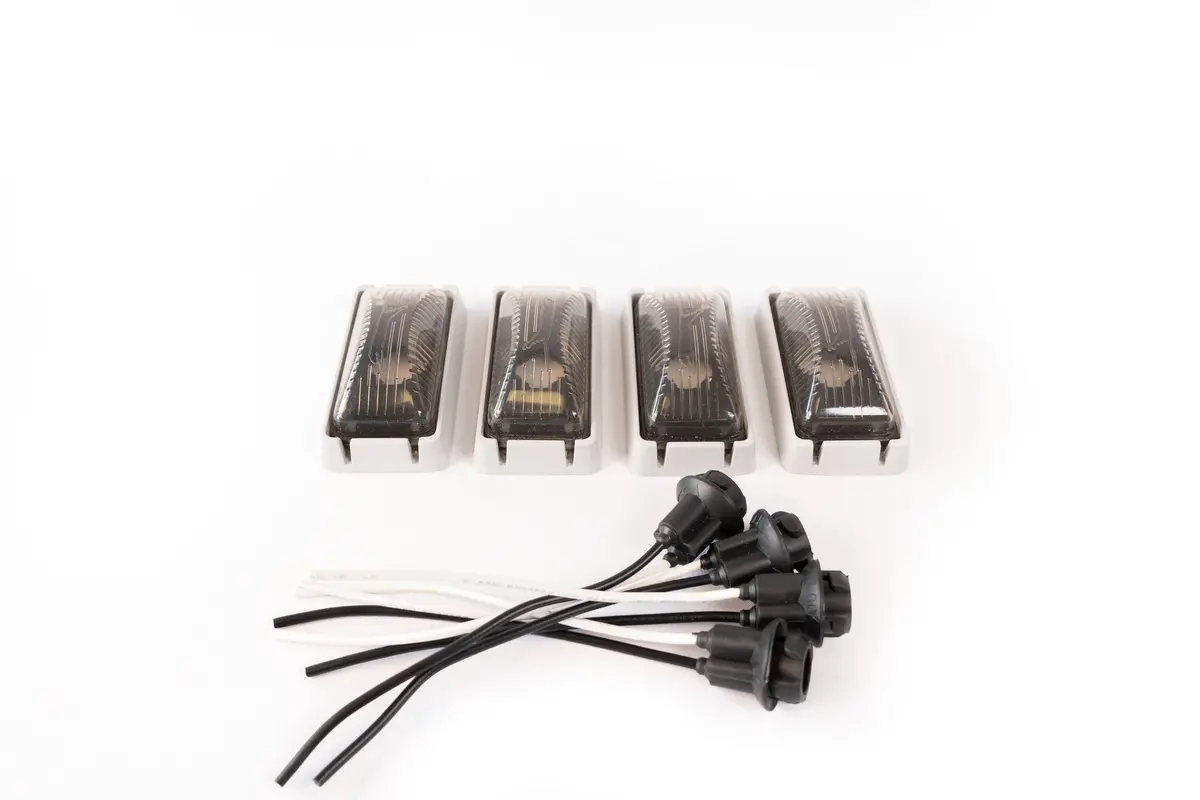 Complete Performance Smoked Obs Dually Fender Light Kit - 1980-1997 Ford F-Series 1