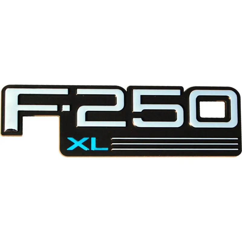 F-250 Xl Name Plate - 1992-1997 Ford F-Series 1