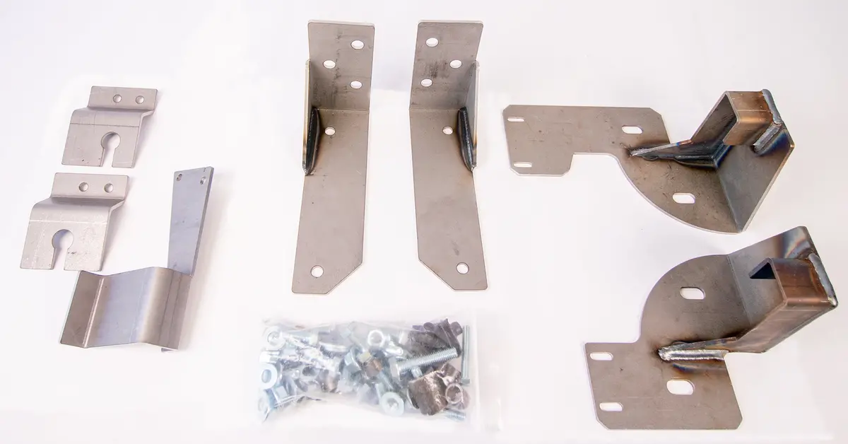 Obs Solutions Intercooler Mount Bracket Kit - 1992-1997 Ford F-Series 1